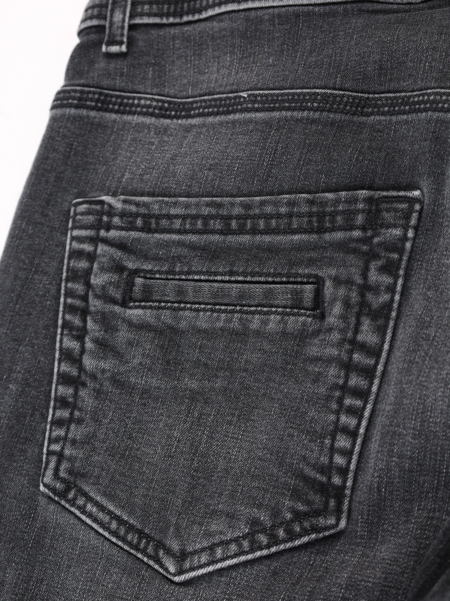 Джинсы графитового цвета из смесового хлопка